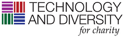 Technology And Diversity For Charity Logo